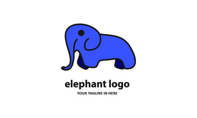 The concept of modern Sderhana elephant logo design is easy to remember	