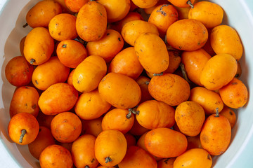 Siriguela, fruit from South and Central America.