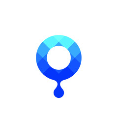 O water drop logo 