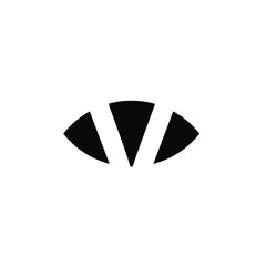 letter V with eye logo