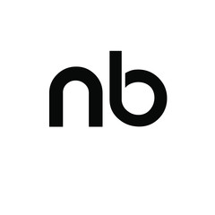 initial letter N B logo