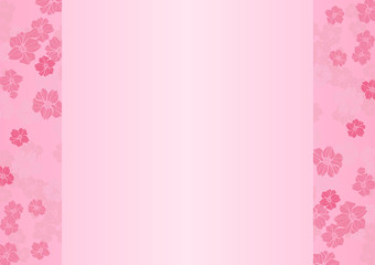 桜　和柄の背景素材　和風　日本風　春　着物