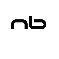 initial letter N B logo
