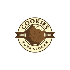 Cookies / biscuit badge logo design