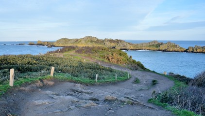 Beautiful seascape at Cancale in Brittany. France
