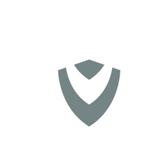 v with shield logo