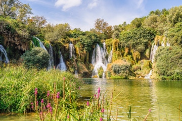 Obraz premium Kravice waterfall in Bosnia and Herzegovina