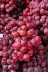 red grape fruit display for sale 
