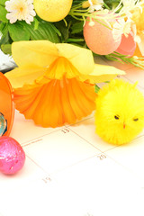 Easter Season on Calendar
