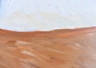 Abstract art, colorful oil paintings on canvas are beautiful, modern art Contemporary art. 