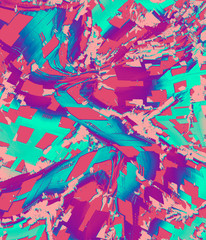 Abstract painting digital illustration background