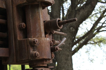 Maquinaria oxidada