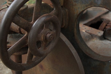 Maquinaria oxidada