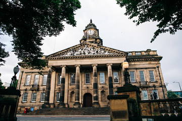 Obraz premium Zobacz okolice Dalton Square, Lancaster, Wielka Brytania