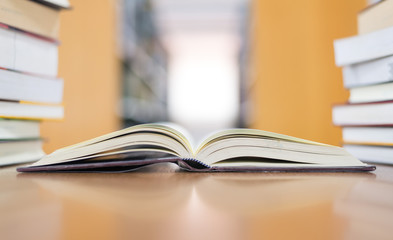 books on the table