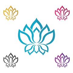 Lotus flower icon