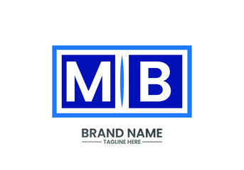 M B MB Initial Letter Logo design vector template, Graphic Alphabet Symbol for Corporate Business Identity
