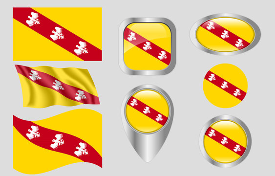 Flag of Languedoc-Roussillon Lorraine, France