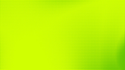 Dots halftone green color pattern gradient texture with technology digital background. Dots pop art comics with nature graphic design. © Papapig