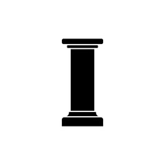 Pillar graphic design template vector isolated