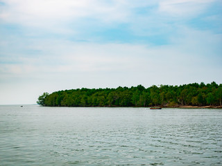 Dense island, the other side of the sea