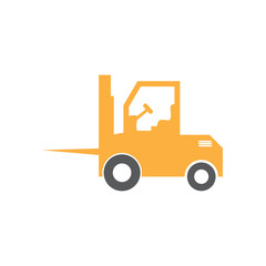 Forklift graphic design template vector isolated