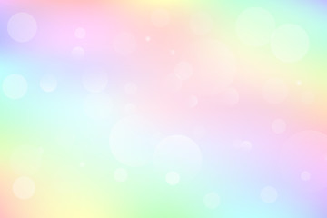 pastel color abstract background with bokeh