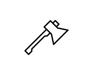 Axe line icon