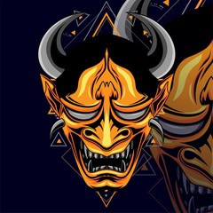 GOLDEN HANYA SHINIGAMI DESIGN GEOMETRIC