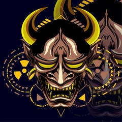 HANYA DARK BROWN DESIGN GEOMETRIC