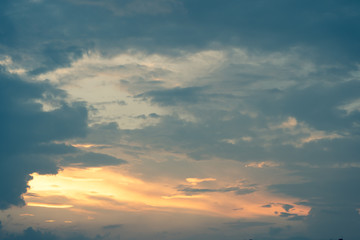 Naklejka na ściany i meble Beautiful blue sky with clouds background.Sky clouds.Sky with clouds weather nature cloud blue