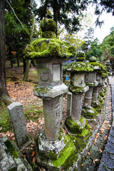 Japanese stone lanterns