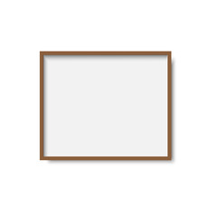 Obraz premium Realistic picture frame with soft shadow. Vector