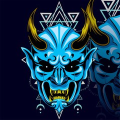 ONI CYBORG DESGN GEOMETRICSOFT BLUE