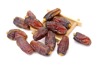 Dates on a white background
