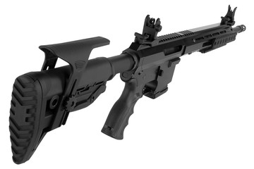 semi-automatic weapon isolated image