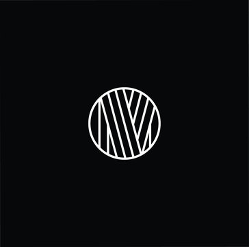 Minimal elegant monogram art logo. Outstanding professional trendy awesome artistic M MM MMM initial based Alphabet icon logo. Premium Business logo White color on black background