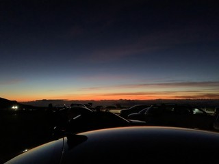 Fototapeta na wymiar Sunset at Haleakala Crater, Maui