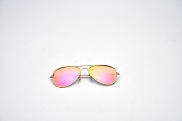 Cool sunglasses, on a white background