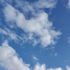 blue sky with clouds