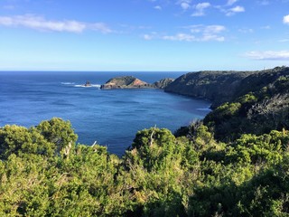 view of island in the sea