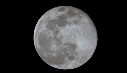 Full moon at California, March 2020