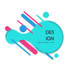 Business modern website banner vector template. Business abstarct template. Geometric shapes, vector minimal modern design.