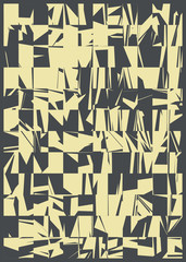 Abstract Random Color Polygones Generative Art background illustration