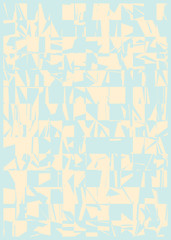 Abstract Random Color Polygones Generative Art background illustration