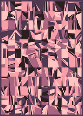 Abstract Random Color Polygones Generative Art background illustration