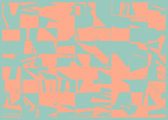 Abstract Random Color Polygones Generative Art background illustration