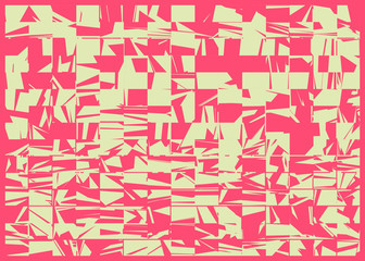 Abstract Random Color Polygones Generative Art background illustration