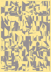 Abstract Random Color Polygones Generative Art background illustration