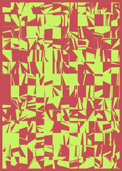 Abstract Random Color Polygones Generative Art background illustration